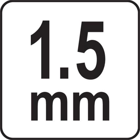 HEX KEY LONG  1,5 MM