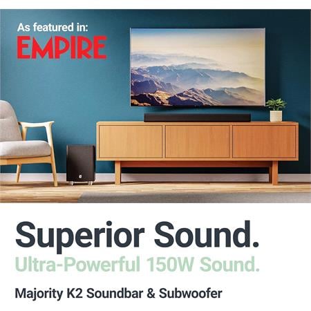 Majority K2 150W Soundbar with Subwoofer