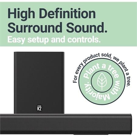 Majority K2 150W Soundbar with Subwoofer