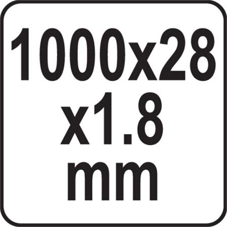ALUMINIUM RULER  1000 MM