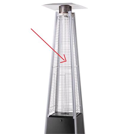 Glass Tube for Pyramid Patio Heater