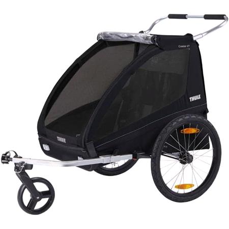 Thule Coaster XT 2 Seat Bicycle Trailer & Stroller   Black