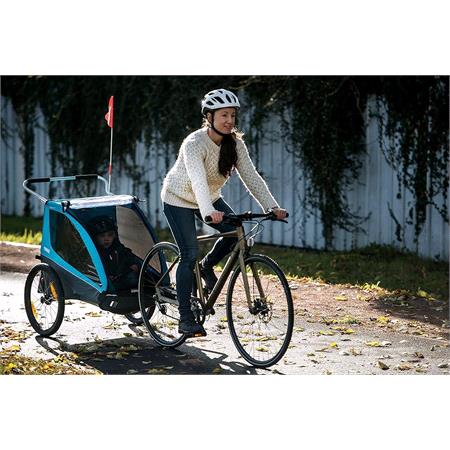 Thule Coaster XT 2 Seat Bicycle Trailer & Stroller   Black