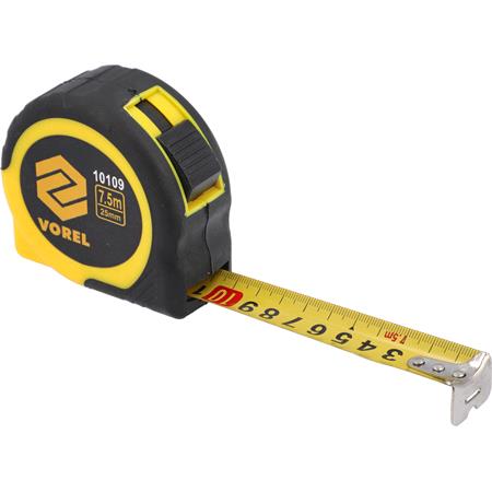 MEASURING TAPE YELLOW BLACK 7.5Mx25MM