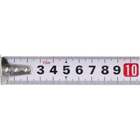 MEASURING TAPE RED BLACK 7.5Mx25MM