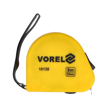 MEASURING TAPE YELLOW SOFT 8Mx25MM