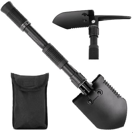 3 in 1 Foldable Multi Function Shovel with Pickaxe and Saw
