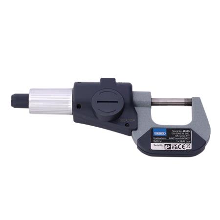Draper Expert 10958 Digital External Micrometer, 0 25mm