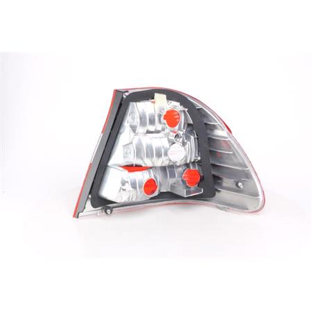 Left Rear Lamp (Red & Clear, Outer, Saloon) for BMW 3 Series 2002 2005