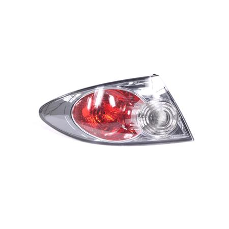 Left Rear Lamp (Outer, On Quarter Panel, Standard Type With Light Smoke, Saloon & Hatchback Only) for Mazda 6 Hatchback 2005 2007