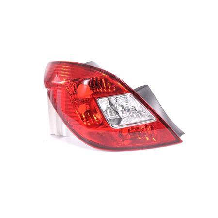 Left Rear Lamp (5 Door, Supplied Without Bulb Holder) for Opel CORSA D Van 2006 on