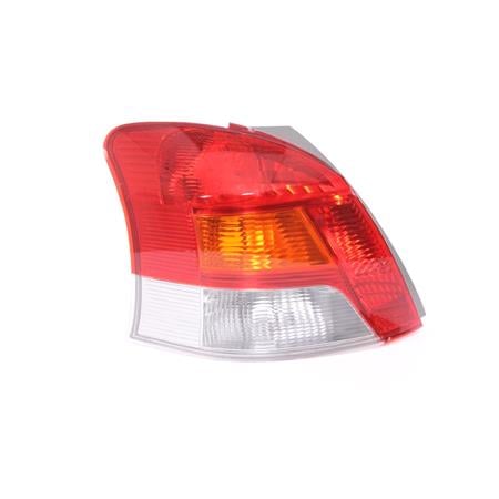 Left Rear Lamp (With Amber Indicator, Supplied Without Bulb Holder) for Toyota YARIS 2009 2011