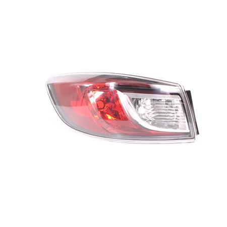 Left Rear Lamp (Outer, On Quarter Panel, Saloon Only) for Mazda 3 Saloon 2009 on