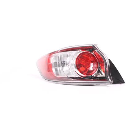 Left Rear Lamp (Outer, On Quarter Panel, Hatchback Only, Standard Type) for Mazda 3 2009 on