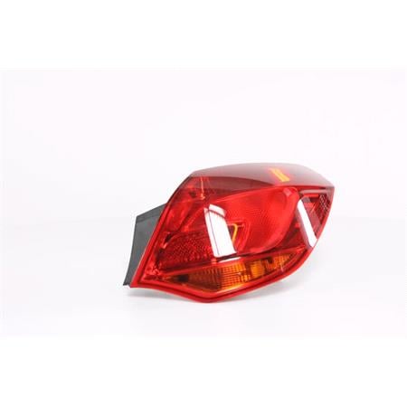 Right Rear Lamp (Outer, On Quarter Panel, 5 Door Hatchback, Standard Red, Supplied Without Bulbholder) for Vauxhall ASTRA Mk VI 2010 2015