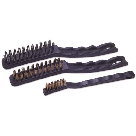 LASER 1105 Wire Brush Set   2 Types 2 Sizes   3 Piece