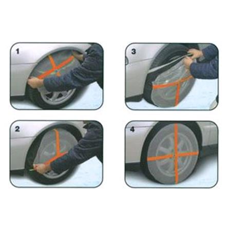Weisssock Tyre Snow Socks   R15 Tyres, 195 Tyre Width, 45 Tyre Profile