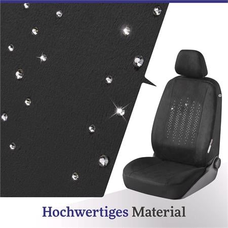 Front Car Seat Cover with Swarovski Crystals