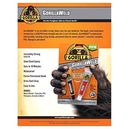 Gorilla Weld Tubes (Resin & Hardener)