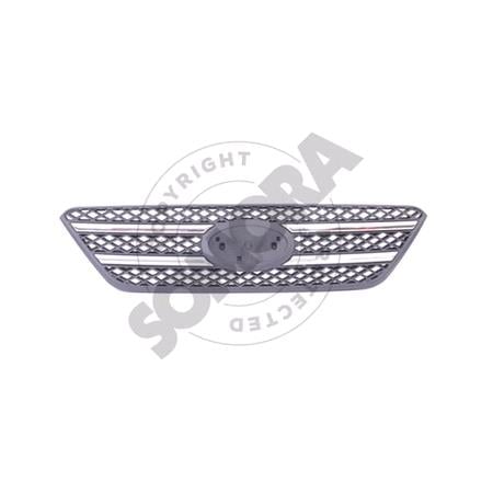 KIA Ceed 2007 2009 Grille, Matte Black, With Chrome Moulding