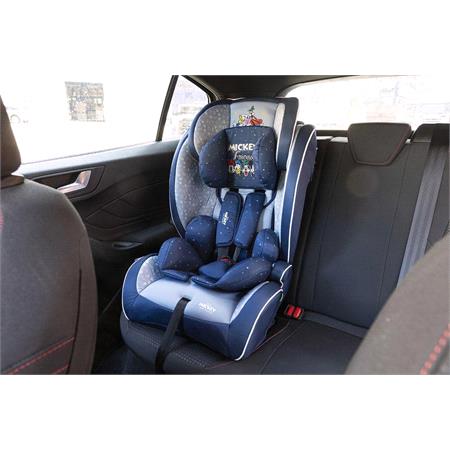 Mickey Child Car Seat with ISOFIX and SIPS, Group 1 3 76 150cm i Size R129