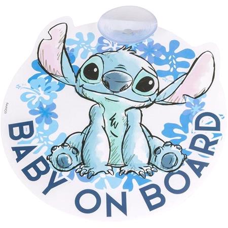 Stitch Baby on Board Sign