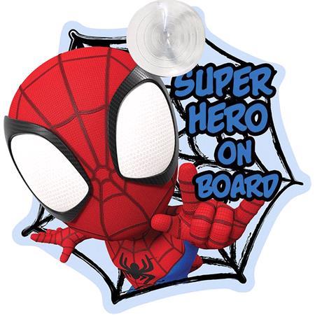 Spiderman on Board Sign