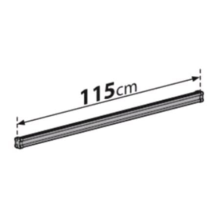 Nordrive 3 Steel Cargo Roof Bars (115 cm) for Dacia DOKKER 2012 Onwards, with built in fixpoints