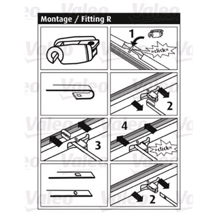 116119 WIPER BLADE 340mm 14