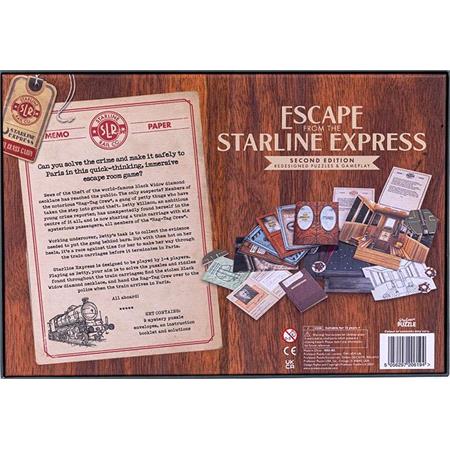 Professor Puzzle Escape from the Starline Express (Second Edition) Family Game