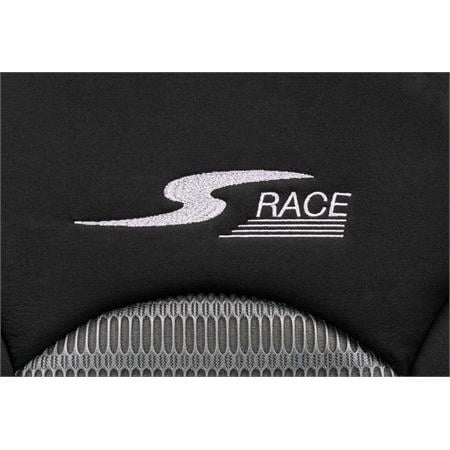 S Race Car Seat Cushion   Black