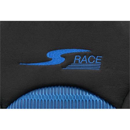 S Race Car Seat Cushion   Blue
