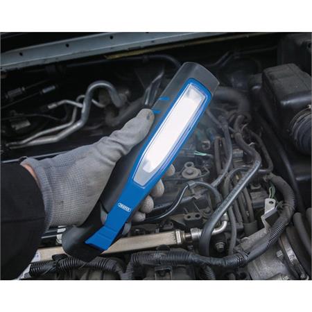 Draper 11763 LED Rechargeable Inspection Lamp, 7W, 700 Lumens   Blue