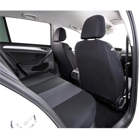 Elegance Car Seat Cover   Grey & Black for Peugeot 207 Van  2007 to 2012