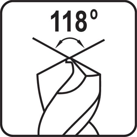 SAW DRILL 4,0MM HSS TiN HEX