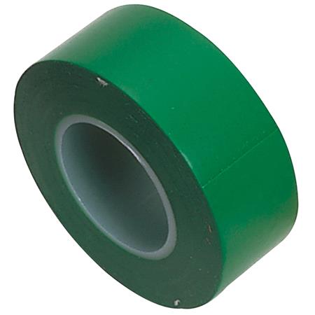 Draper Tools Green Insulation Tape to BSEN60454 Type2   10m x 19mm (8 Rolls)