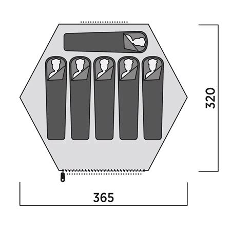 Easy Camp Tent Sandland Yurt   6 Man