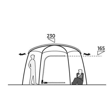 Easy Camp Tent Sandland Yurt   6 Man