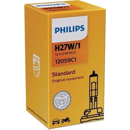 Philips Standard 12V H27W/1 PG13 Bulb   Single