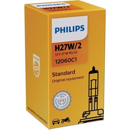 Philips Standard 12V H27W/2 PGJ13 Bulb   Single