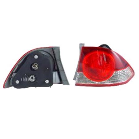 Right Rear Lamp (Outer, On Quarter Panel, Supplied Without Bulb Holder) for Honda CIVIC VIII 2006 2009