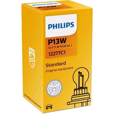 Philips Standard 12V P13W PG18.5d 1 Bulb   Single