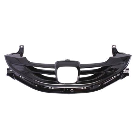 Honda CIVIC IX 2012 2015 (Centre) Front Bumper Grille, Satin Black, Supplied without Badge, Hatchback Models