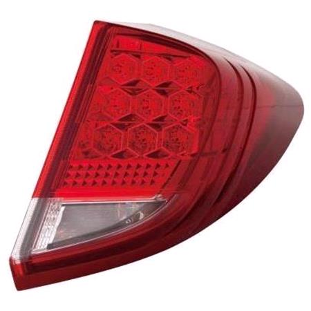 Right Rear Lamp (Outer On Quarter Panel, LED, Bright Red, Hatchback Models) for Honda CIVIC IX 2012 2014
