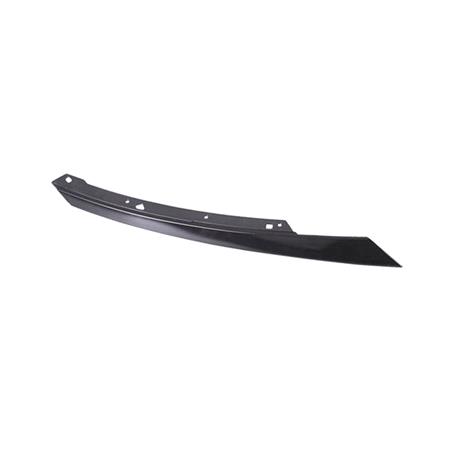 Right (Drivers Side) Front Bumper Grille Moulding / Extension (Gloss Black, Above Headlamp, TUV Approved) for Honda Civic X 2017 to 2022