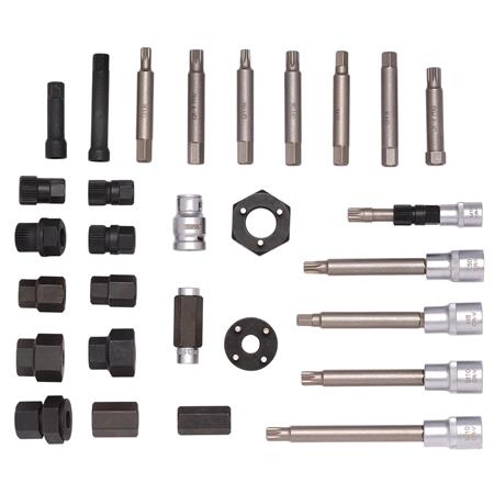 Draper 12391 Alternator Pulley Tool Kit (30 Piece)