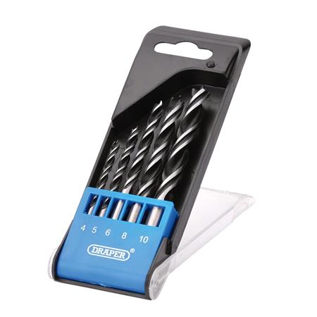 Draper 12424 Brad Point Drill Bit Set   5 Piece