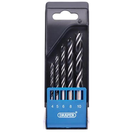 Draper 12424 Brad Point Drill Bit Set   5 Piece