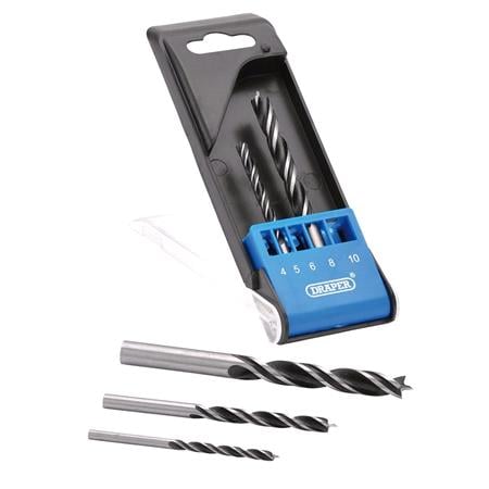 Draper 12424 Brad Point Drill Bit Set   5 Piece