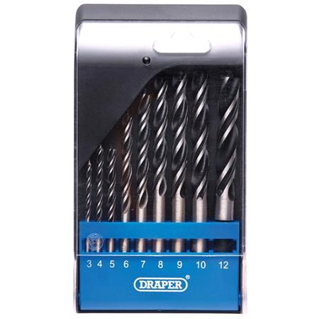 Draper 12426 Brad Point Drill Bit Set   9 Piece